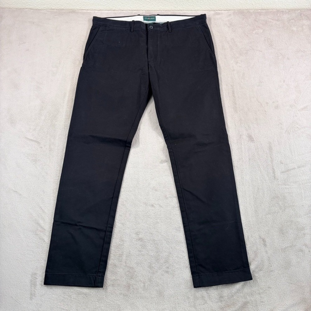 J. Crew 484 Slim-fit Pant in Broken-in Chino Black Twill Men 36x32 NWT